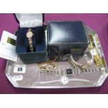 A Small Collection of Ladies Modern Wristwatches, including Citizen (2), Accurist (2), Seksy and