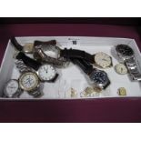 A Modern Oversize Accurist Gent's Dress Wristwatch, together with Sekonda, Citizen, Fossil,
