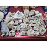 Carlton Ware, commemorative ware including salt with Sheffield coat of arms, etc:- One Tray