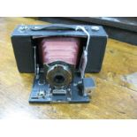 A Kodak Brownie Folding Camera with Bellows.