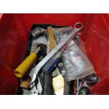 Tools - Spanner, hammer, screwdriver etc:- One Box