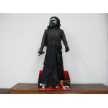 A 32" Plastic Star Wars Kylo-Ren Action Figure, in original packaging.