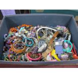 Costume Jewellery, watches, etc. a large quantity:- One Box