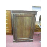 An Early XX Century Mahogany Cupboard, with single door, 70.5cm wide.