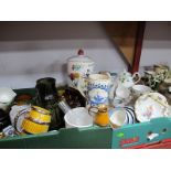 Colclough Ivy Teaware, including teapot. Yuan ware, Bavarian basket, Sylvac coffee pot, Barge ware