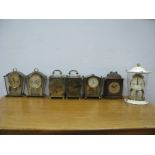 Schatz, Bentima, Schmidt and Smiths Mantle Clocks. (7)