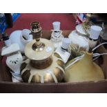 Eight Table Lamps:- One Box