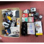 Bell & Howell Sportster, Olympus IS-1000, Kodak and other cameras, accessories:- One Box