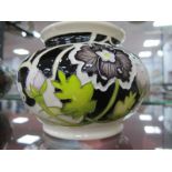 A Moorcroft Pottery Vase, painted in the trial 'Penny Black' pattern designed by Vicky Lovatt, shape