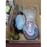 Ayr Races Winners Presentation Glass Vase, other glassware:- One Box