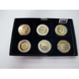 A Boxed Set of Six Commemorative Ships That Made History Coins.