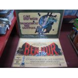 Cinema Posters - 'Ben Hur' MGM, starring Charlton Heston, Jack Hawkins 76 x 101cmn printed by W.E