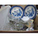 Glassware, ceramics, newspapers and die cast vehicles, Royalty related :-One Box