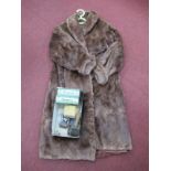 Ladies Fur Coat, wallpaper trimmers, hair clippers, curling tongs, etc.