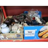 Border Fine Arts (4) and Doulton Birds (1), boxed, soda syphon, etc:- Two Boxes