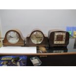Garrard, Tower and One Other Oak Cased Mantle Clock, circa 1930's having Westminster chimes