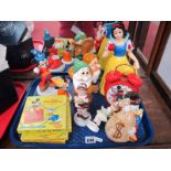 Goebel Walt Disney Minnie Mouse Figure, Chinese figurines, alarm clock, 8mm films:- One Tray