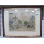 Gerald Sanville 1949 F.R.I.B.A Watercolour, of Grassington, Warfedale, signed bottom right, 24 x