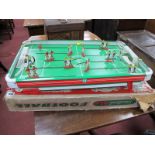 A Circa 1960's/70's Tinplate Football Flipper Game, complete with tinplate footballers and