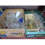Ceiling Lights, basket, drinking glasses, etc:- Two Boxes