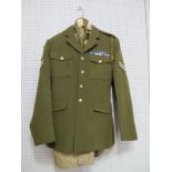 A Modern British Army No 2 Dress Uniform to The Rank of Corporal, made up of Tunic, Trousers, Shirt,