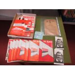 Sheffield United Programmes, to include 1961 at D.W.S. Amsterdam (grubby), 1967-68 The Blades