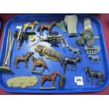 A Collection of Modern Occasionally Military Themed White Metal, Lead, Plastic Models, by Britains