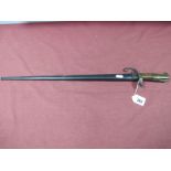 A French Gras Bayonet, dated 1876 with scabbard.