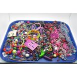 A Mixed Lot of Assorted Modern Costume Jewellery, including bead necklaces, bangles brooches,
