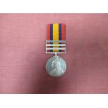 A Queens South Africa Medal with South Africa 1901, Transvall and Orange Free State Clasps to 2620
