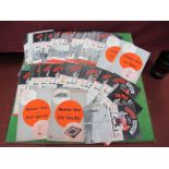 Manchester United 1958-9 Home Programmes, fifteen issues all tokens intact, including Weiner,
