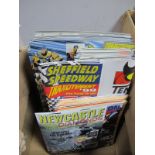 Sheffield Speedway Programmes, race cards. One Box.