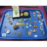 A Mixed Lot of Assorted Pin/Badges, including enamel Prefect (2), National League Hohner Song