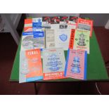 F.A Cup Final Programmes, 1965 and song sheet, 66 and Chelsea Semi, 67, eleven Manchester United