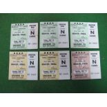 1966 World Cup Tickets, for matches at Hillsborough July 12th West Germany v. Switzerland x 2, July