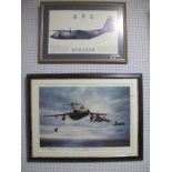 Two Framed Prints, comprising of Hercules C.I.P, XV292 after Dugald Cameron '25 Years of The