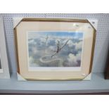 A Framed Print 'Defenders of The Realm' After Geoff Hunt R.S.M.A, certified no 402 of 850,