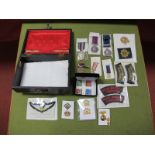 A Small Quantity of British Reproduction/Replacement Medals, cloth and other badges.
