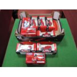 Nine Corgi Diecast Model Commercial Vehicles, mostly with a Royal Mail Theme, including #05605 Royal
