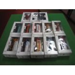 Thirteen EFE OO Scale Diecast Model Commercial Vehicles, including double decker bus 'Lockys',