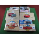Approximately Ten Diecast Model Buses, by Corgi, including #97079 70th Anniversary Premier Omnibus