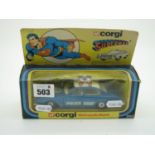 A 1979 Corgi No 260 Superman Metropolis Buick, very good, boxed, some fading, crushing, staining