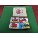 Five Corgi Diecast Model Vehicles, all Fire Service related, including #97355 The Nottingham AEC