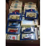 Approximately Thirty Five Diecast Model Vehicles, by Lledo and similar, all boxed.