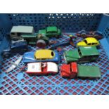 A Quantity of 1950's Dinky Toys, all playworn, repainted.