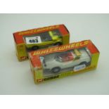 Two c.1970 Corgi Diecast Cars, No 380 Alfa Romeo Pinin Farina P.33 and No 386 Bertone Runabout