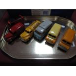 Six 1950's Dinky Vehicles, mainly delivery vans, including No 260 Royal Mail and No 470 Austin '