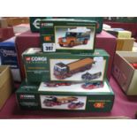 Three Boxed Corgi 'Eddie Stobart' Themed Vehicle/Sets, including #31704 Eddie Stobart Ltd, Morris