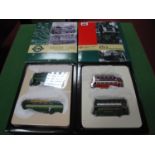 Two EFE 1:76th Scale Diecast Model Limited Edition Bus Set, comprising of Green Line Bus Set 5,