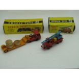 Two Original Budgie Toys, low loader with cable drums, overall very good, except drum stickers